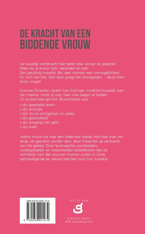 Kracht van een biddende vrouw, Debackcover