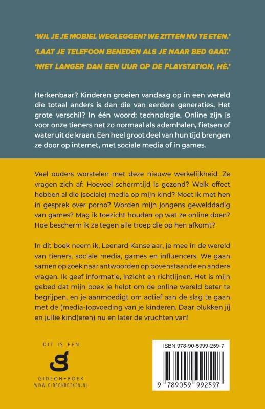 Kom van dat scherm af!backcover