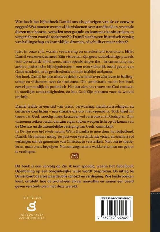 De tijd van het eindebackcover