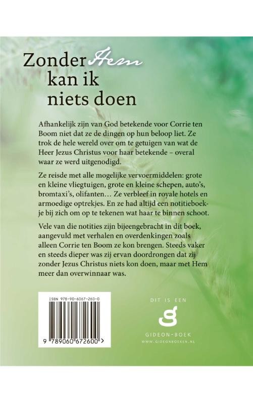 Zonder hem kan ik niets doenbackcover