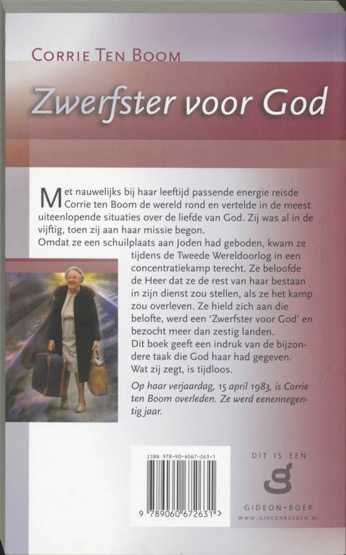 Zwerfster voor Godbackcover