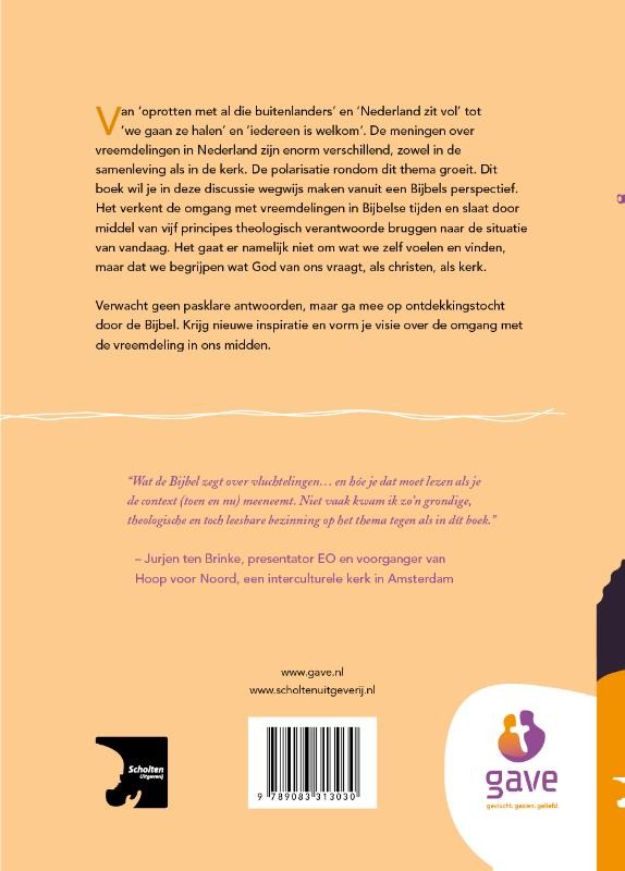 De vreemdeling in ons middenbackcover