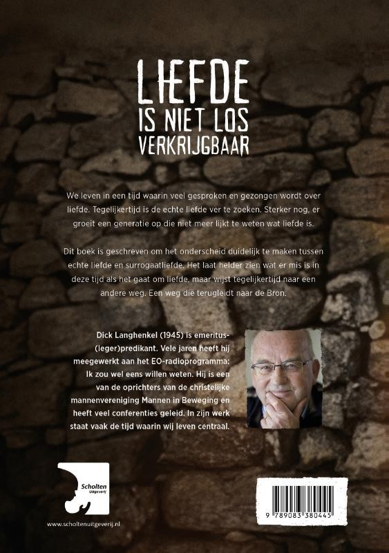 Liefde is niet los verkrijgbaarbackcover