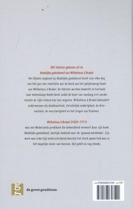Redelijke godsdienstbackcover
