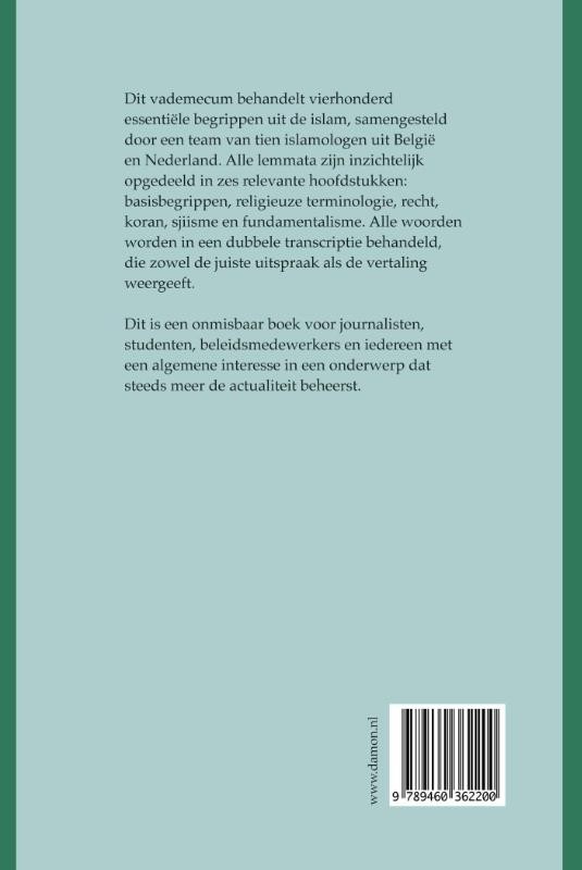 Vademecum van de islambackcover