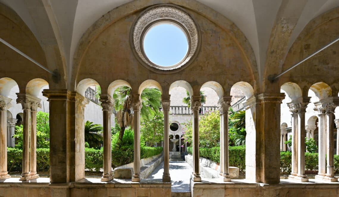 Kloostertuin in Kroatië