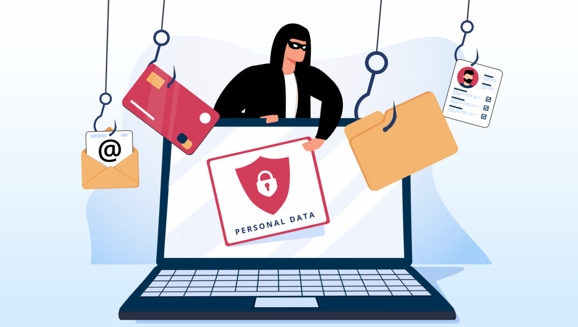 Illustratie van een hacker