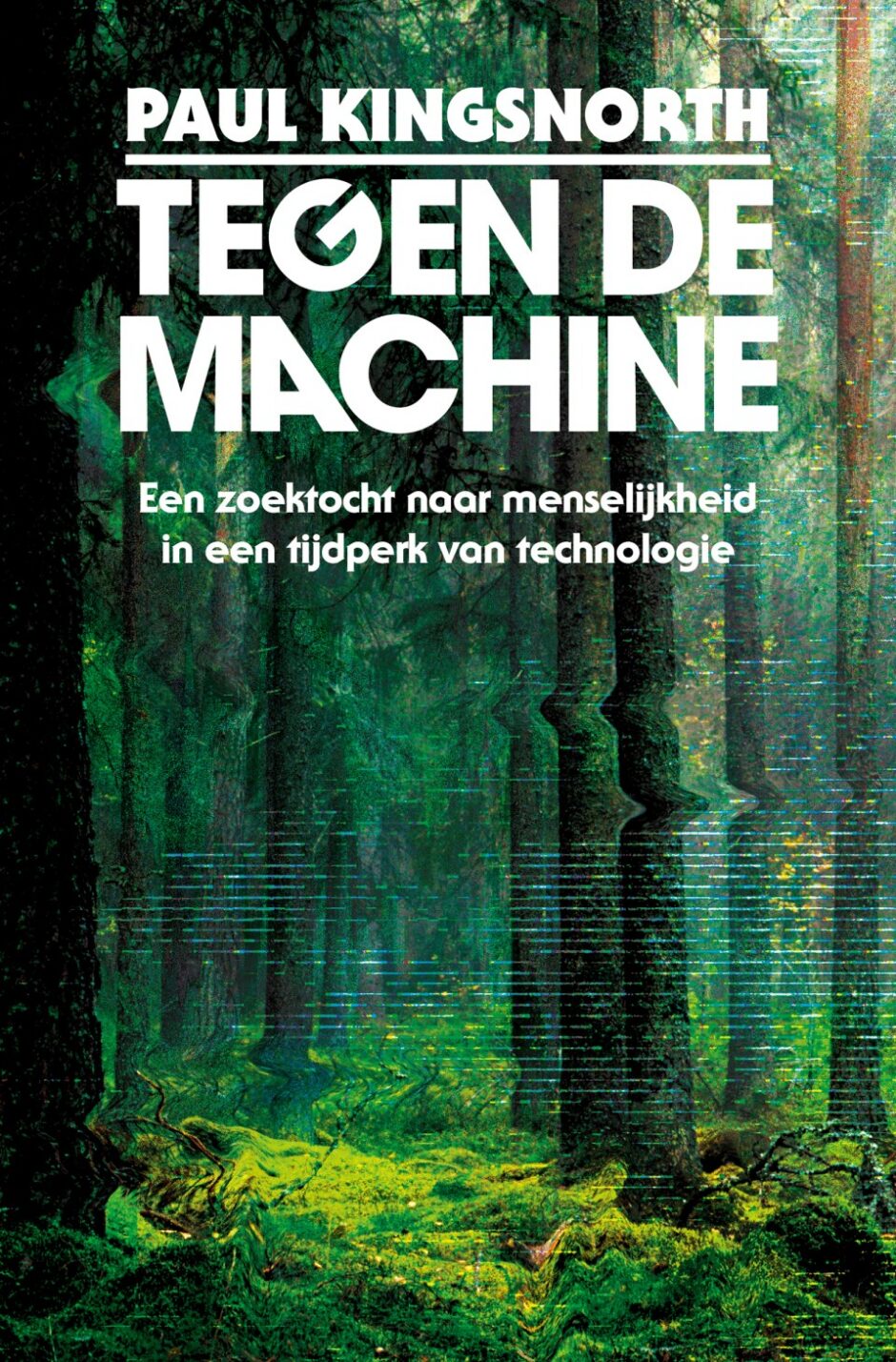 Cover Tegen de machine