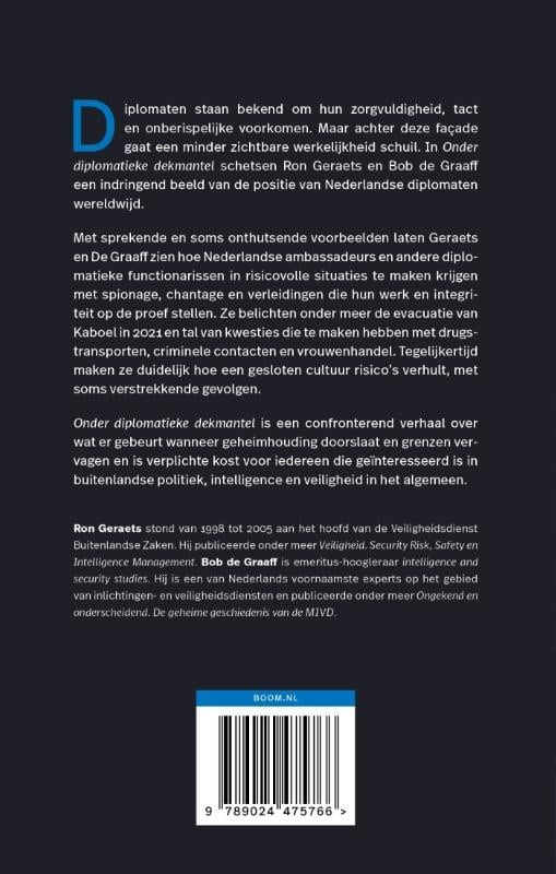 Onder diplomatieke dekmantelbackcover