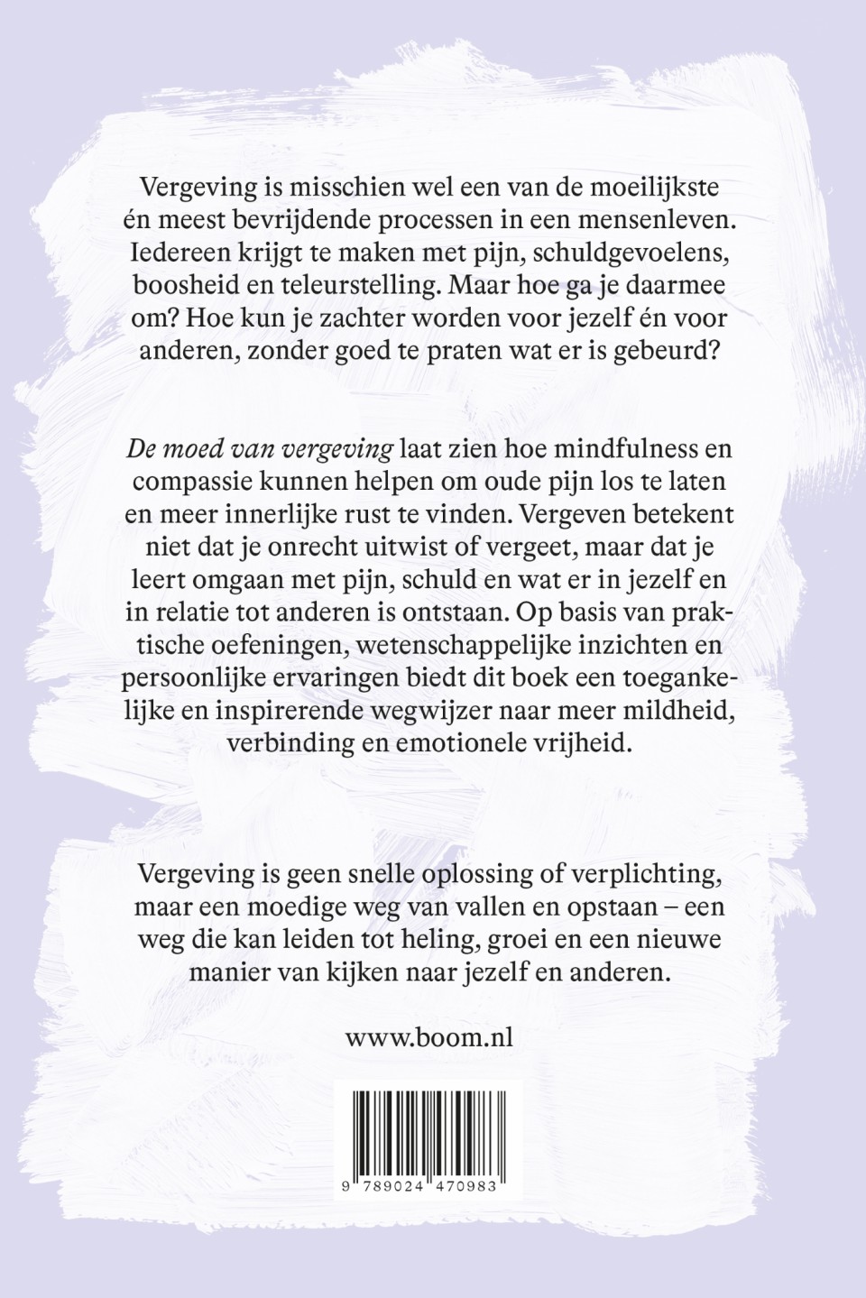 De moed van vergevingbackcover