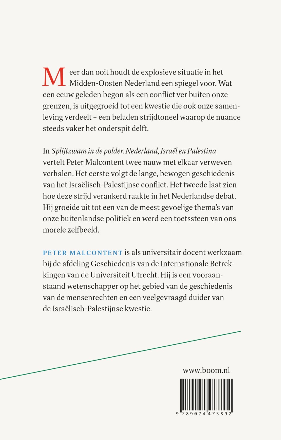 Splijtzwam in de polderbackcover
