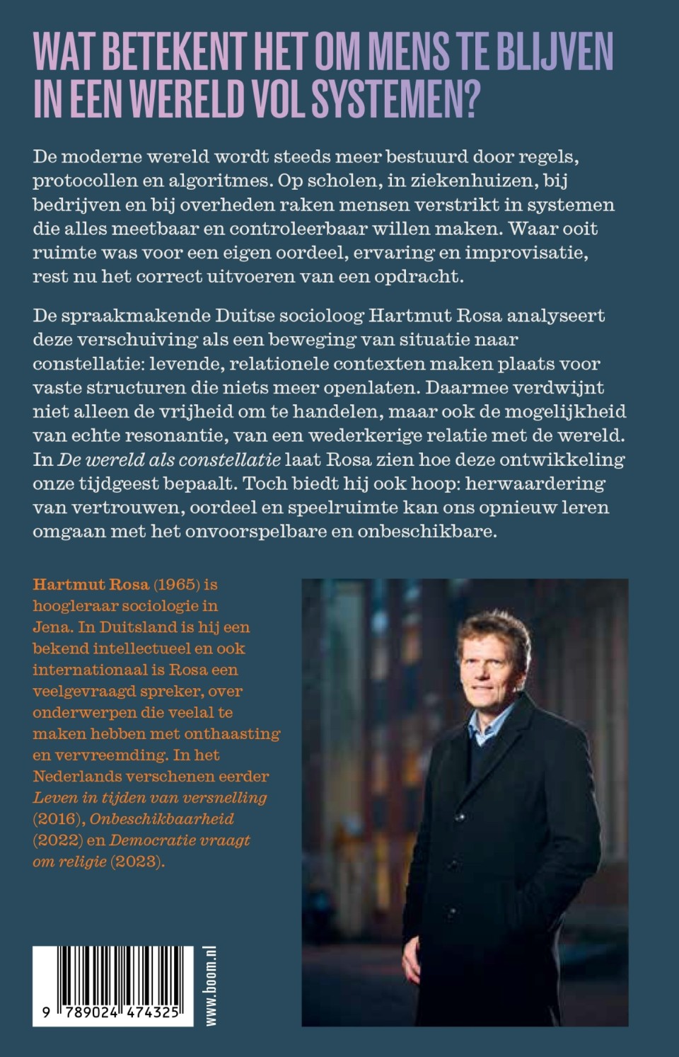 De wereld als constellatiebackcover