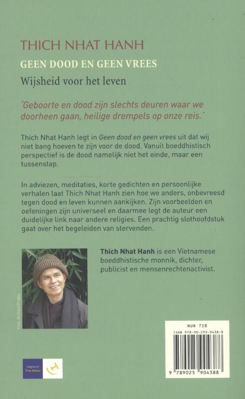 Geen dood en geen vreesbackcover
