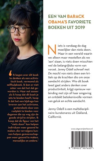 De macht van nietsdoenbackcover