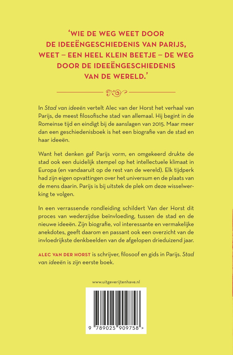Stad van ideeënbackcover