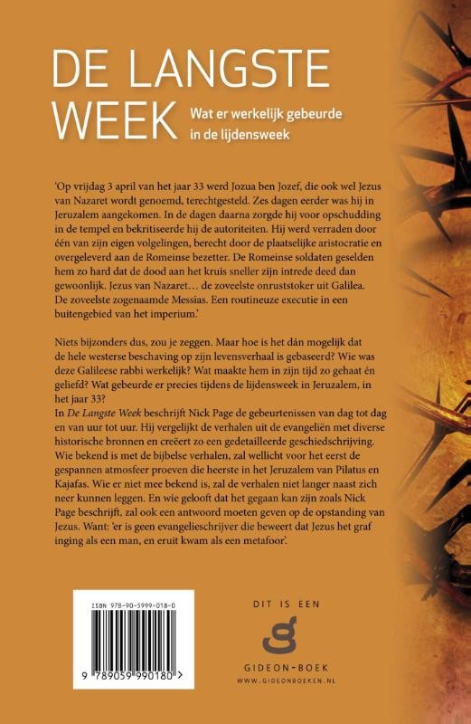 De langste weekbackcover