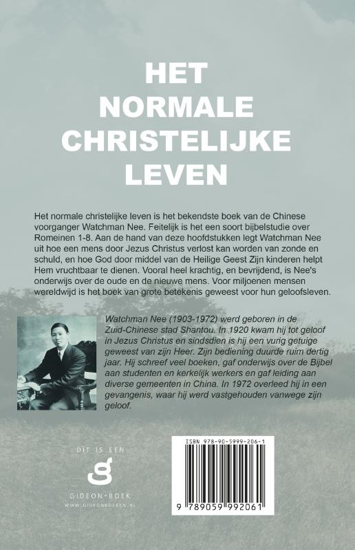 Het normale christelijke levenbackcover