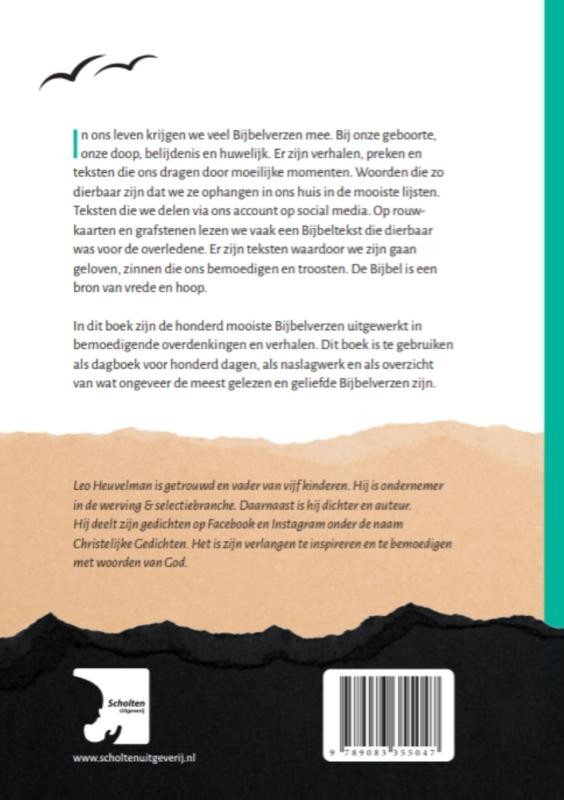 De 100 mooiste Bijbelverzenbackcover