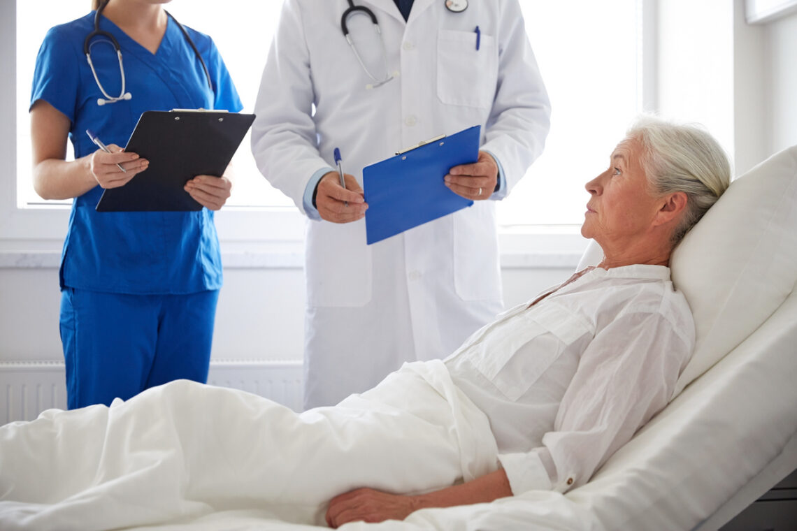 Patiënt in het ziekenhuis