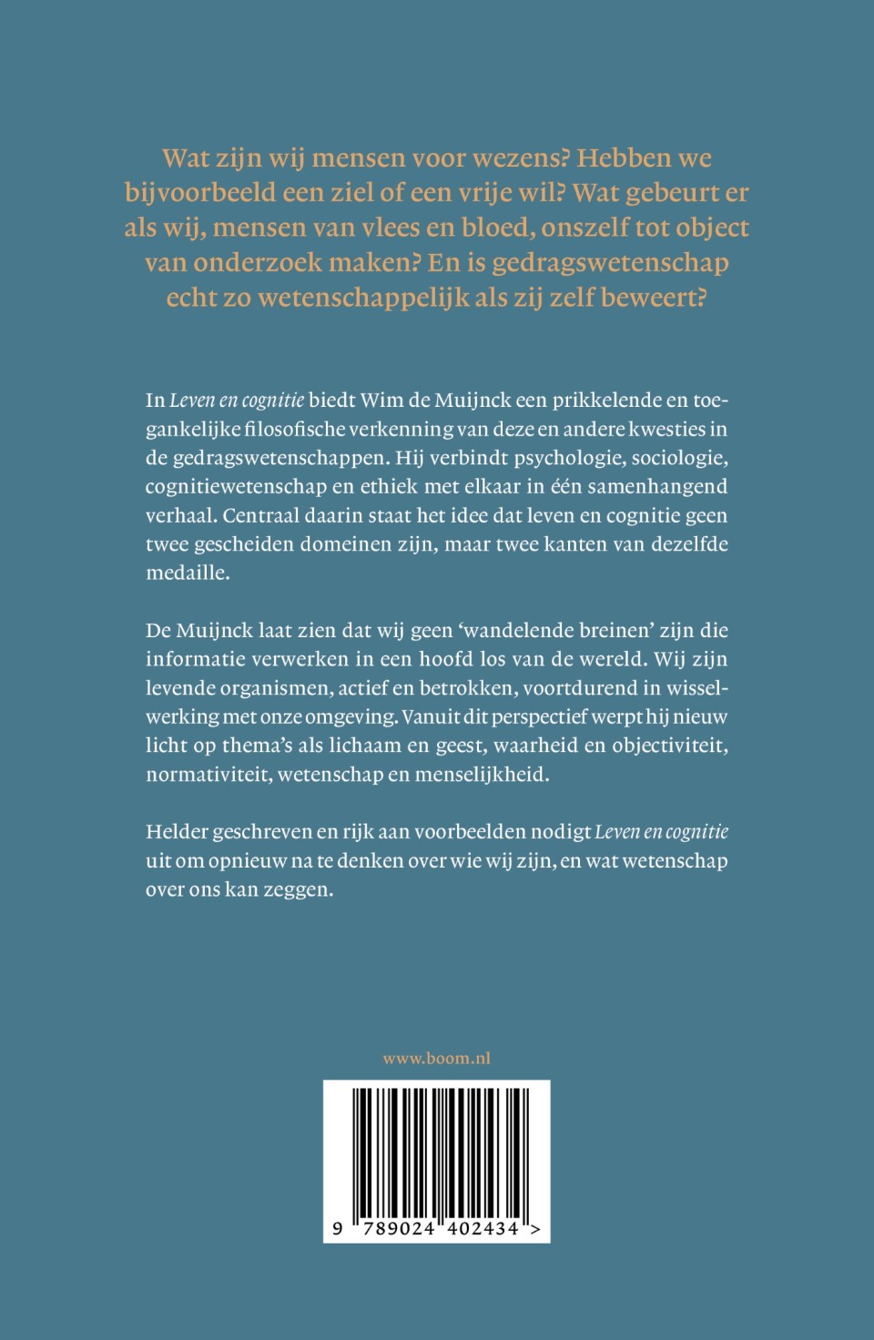 Leven en cognitiebackcover