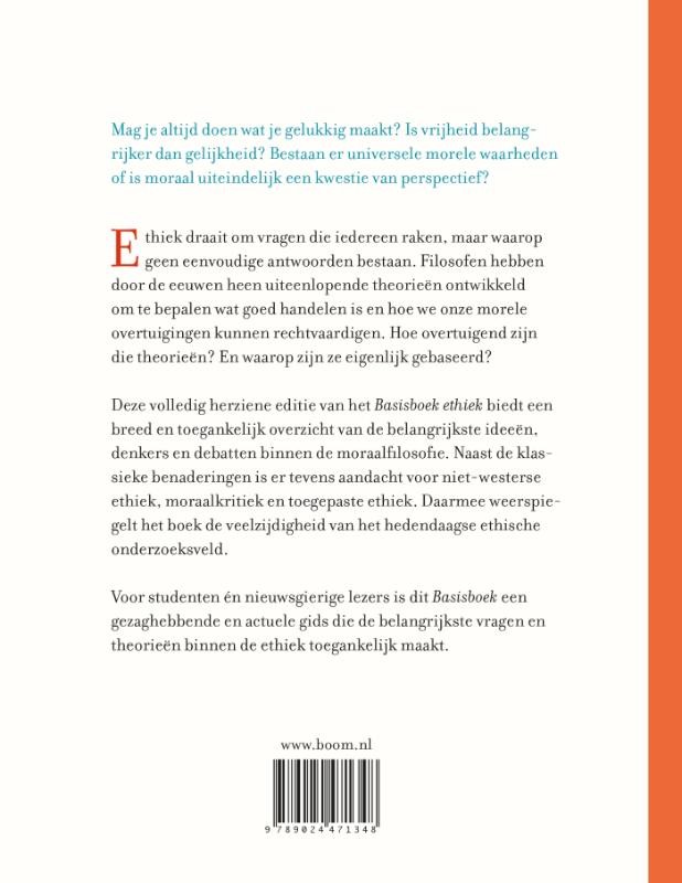 Basisboek ethiek (Volledig herziene editie)backcover