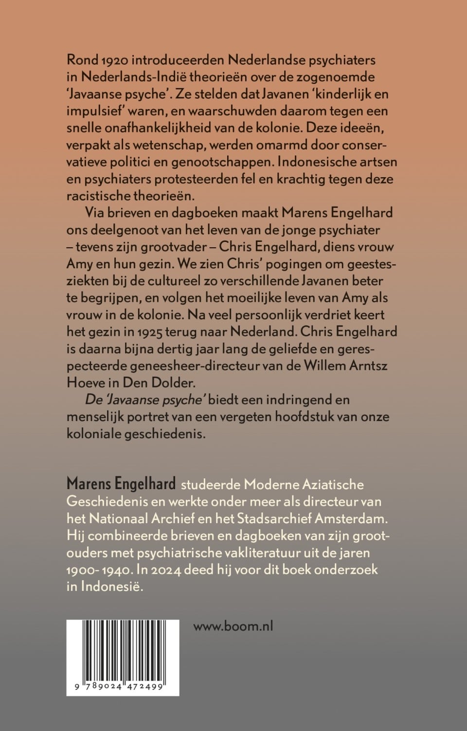 De ‘Javaanse psyche’backcover