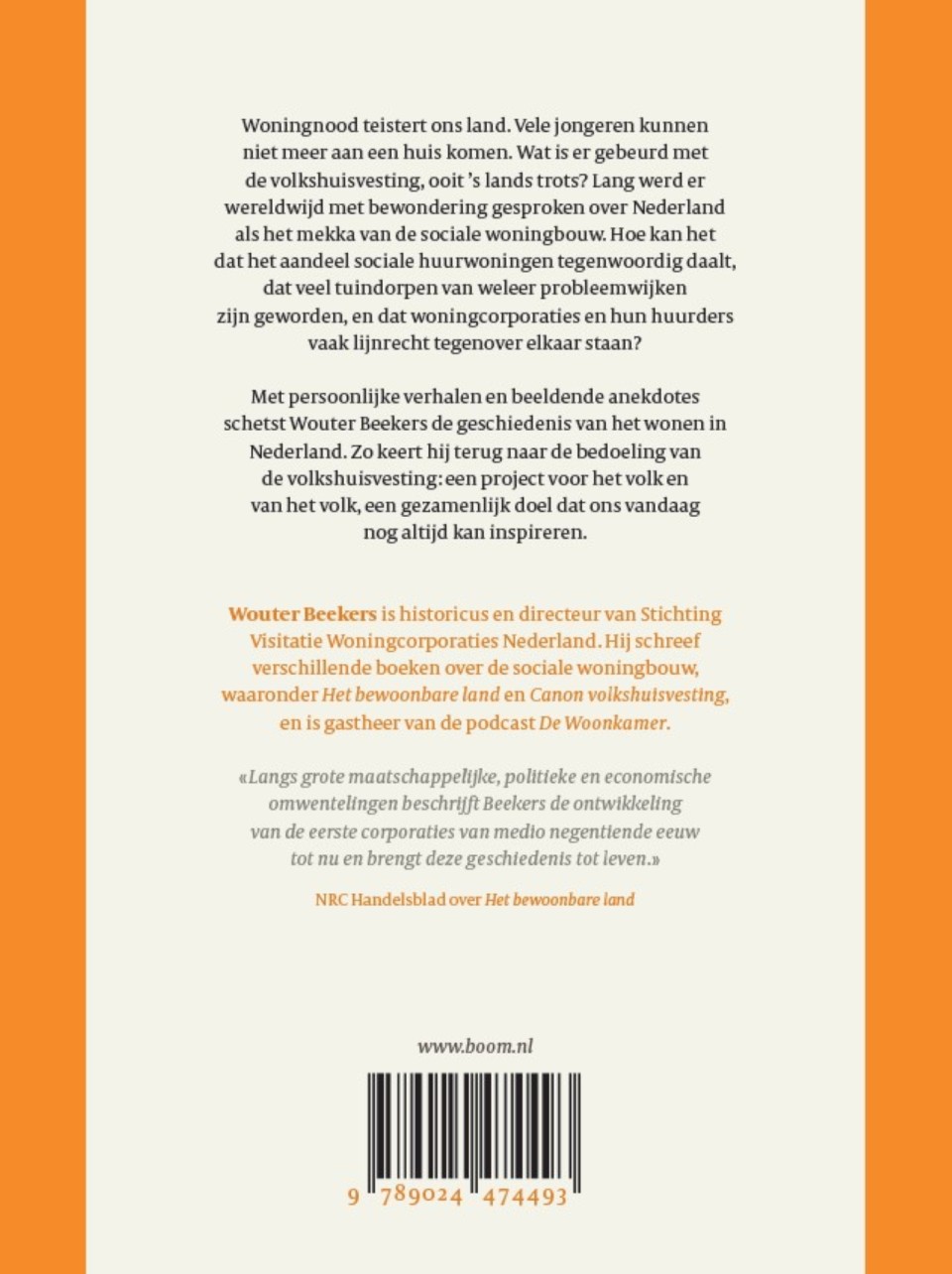 Wonen, wonen, wonenbackcover