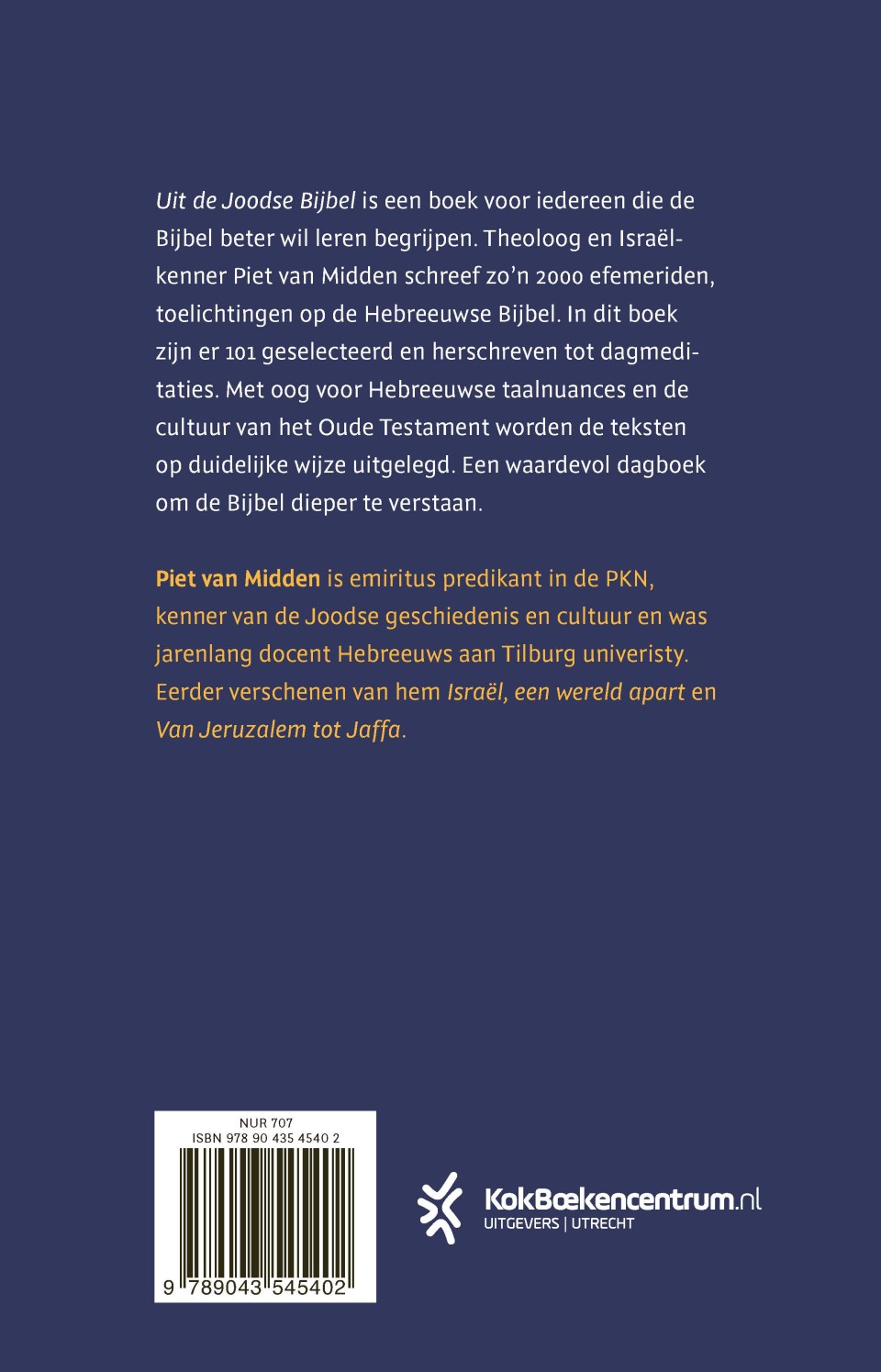 Uit de Joodse Bijbelbackcover