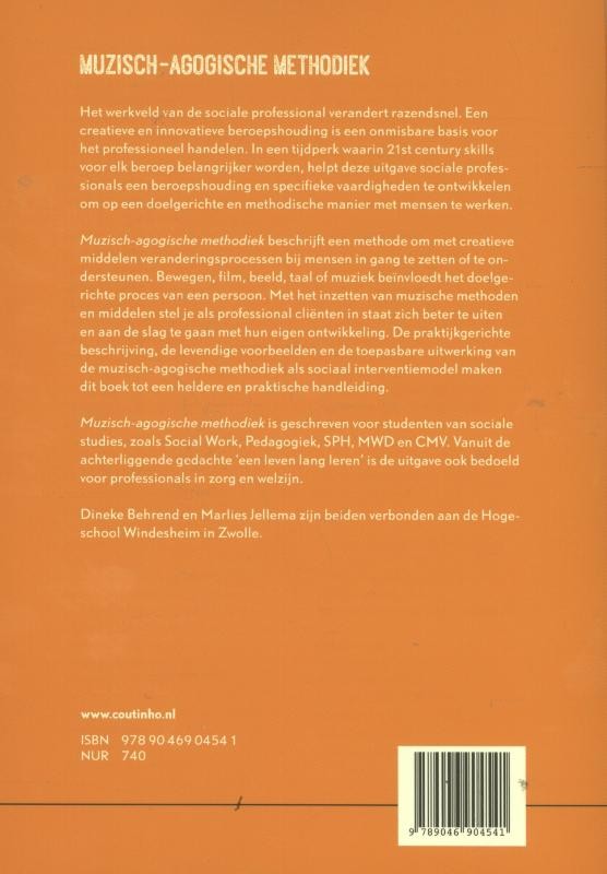 Muzisch-agogische methodiekbackcover