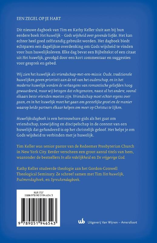 Huwelijksdagboekbackcover