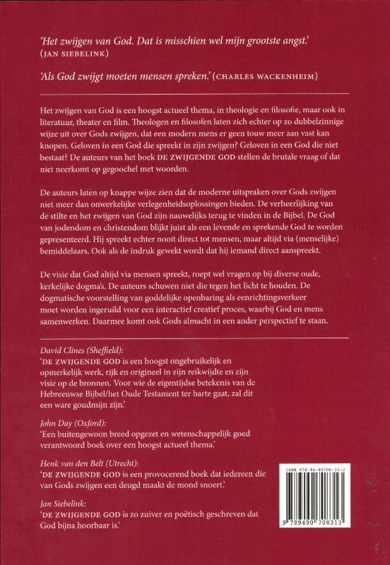 De zwijgende godbackcover