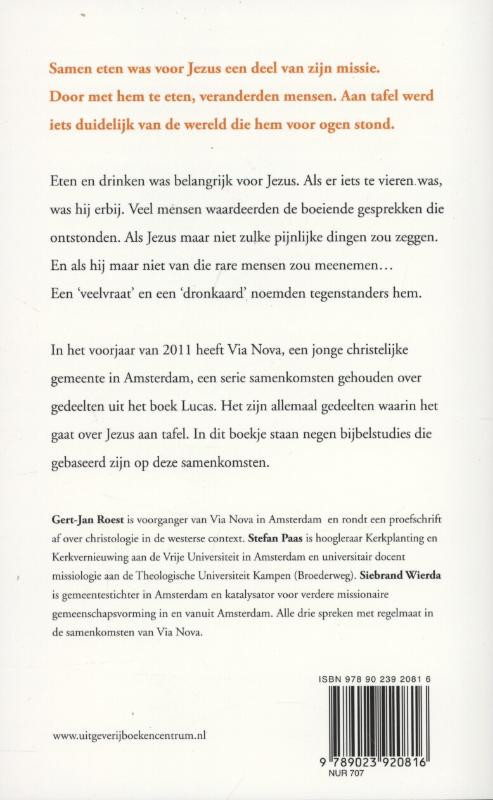 Eten met Jezusbackcover