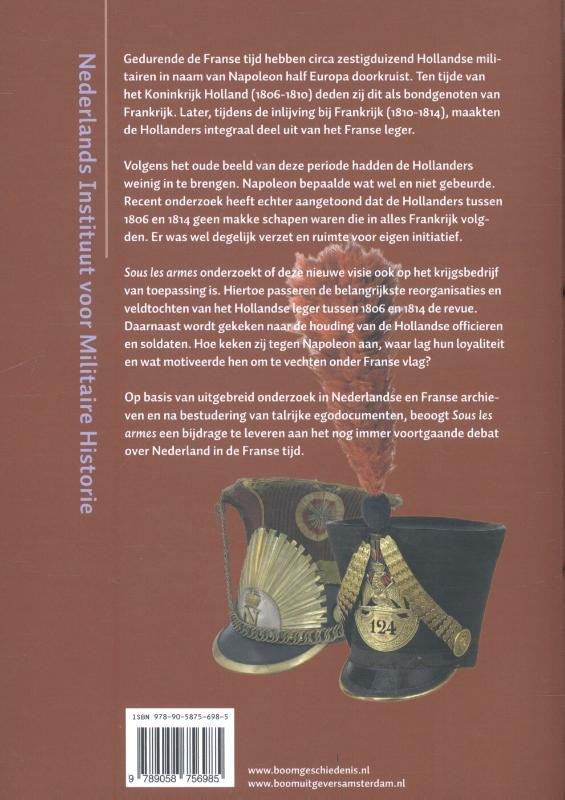 Sous les armesbackcover