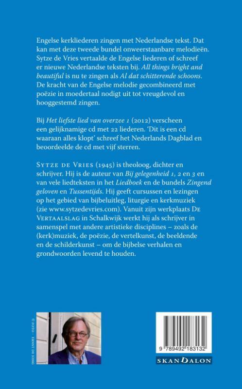 Het liefste lied van overzee – setbackcover