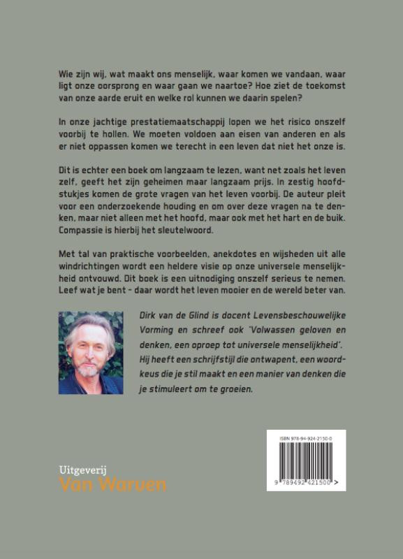 Lééf wat je bent!backcover